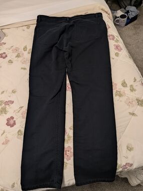 Quince Men's Black Straight Jeans